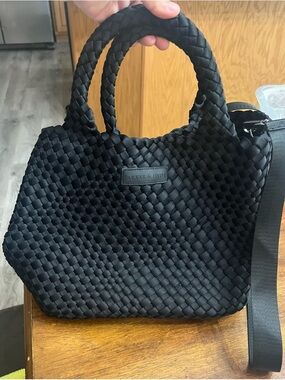 Parker & Hyde Black Woven Tote Bag